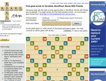 Tablet Screenshot of boardword.com